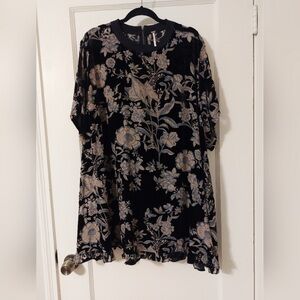 Free People Botanical Blooms Mini Dress